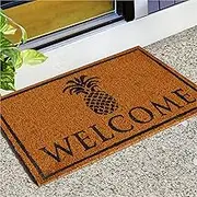 Welcome Mat Non-Slip Door Mats Outdoor Catches Dirt for Front Door, Indoor, High Traffic Areas Entrance Quickly