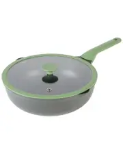 Kenmore Theodore 13in Nonstick Cast Aluminum Saut Pan with Lid