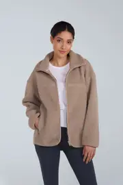 Anna Womens Borg Full Zip Fleece