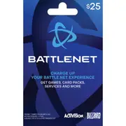 Battle.net Activision and Blizzard $25 Gift Card