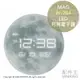 日本代購 MAG W-794 月亮 電子鐘 LED 時鐘 掛鐘 掛置兩用 數位 電子曆 萬年曆 溫度計 月球 月面