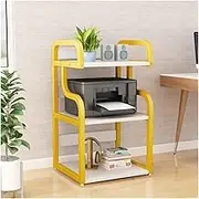 Printer Stand Printer Holder Printer Shelf 3 Tier Printer Stand Office Without Cabinet Storage Home Floor Organizer Printer Shelf for Scanner Files Stationery Printer Rack Printer Shelves