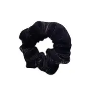 MsBlossom - Velvet Hair Tie - 1pc - Black