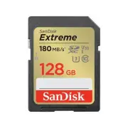 SanDisk Extreme 128 GB Class 10/UHS-I [U3] V30 SDXC - 1 Pack