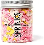 Sprinks Ooh Baby Sprinkles 70g Multicolour - Edible Cake Decorations | Cake Sprinkles | Cupcake Sprinkles | Dessert Sprinkles | Ice Cream Toppings | Crunchy Texture | Nonpareils