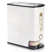 ZEAYEA 25 Lbs Rice Dispenser Large Rice Grain Storage Container with Lid and