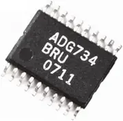 1 pcs ADG734BRUZ-REEL7 TSSOP20 Three/Four SPDT Switch DIY Acoustic Components Kits Integrated Circuit Polouta