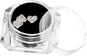 LIFKOME Heart Shaped Rhinestone Teeth Decorations Elegant Tooth Jewels for Glamorous Smiles User Friendly Application for Manicure and Stylish Accessories