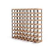 Home Ready 72 Bottle Timber Wine Rack Storage Cellar Organiser