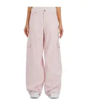 Belt loop casual pants 26,27 Pink