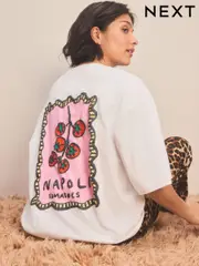Leopard Graphic 100% Cotton Short Sleeve Pyjamas (AK2112) | $47 - $49