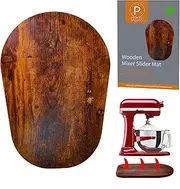 Wooden Sliding Mat Compatible with KitchenAid 6/7/8 Quart Bowl-Lift Stand Mixer