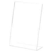 24Pcs 8.5x11" Acrylic Sign Holder Double Sided T Shaped Menu Display Stand Clear