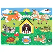 Melissa & Doug Pets Peg Puzzle