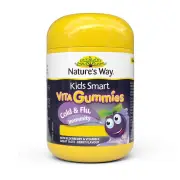 Natures Way Kids Smart Vita Gummies Cold & Flu Immunity | 60 gummies