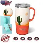 Designer 22oz Stainless Steel Travel Tumbler with Nonslip Base, Boho Desert