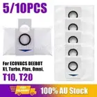 5/10X For ECOVACS DUST Bag for Deebot X1/ X1 Plus/ T10/ T10 Plus T20 D-DB03-0005