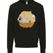Storage Evolution Retro SSD CD Flash Drive PC Kids Sweatshirt Jumper