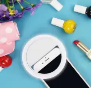 Selfie Ring Light, USB Rechargeable Clip-on LEDs With 3 Brightness Settings