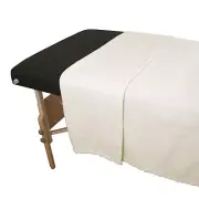 Body Linen Organic Cotton Basket Weave Massage Table Blanket, 100% Organic Co...