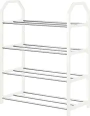 Shoe Storage Shelf - Shoe Organizer Storage - Sturdy Vertical Shoe Rack Shelf, Free Standing Shoe Racks, Large Shoe Shelf Storage Organizer for Hallway, Indoor
