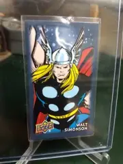 2017 UpperDeck Thor Ragnarok Ripped Dyson Walt Simonson Mini Autograph Variation