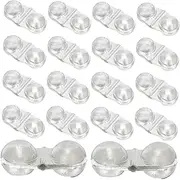 BIUDECO Fishing Bell Catfishing Equipment Bait Rattle Fishing Gear Sound Alert Indicator Bells Fishing Lure Small Bells for Crafts Fishing Line Net Hooks Safety Whistle Abs Silver