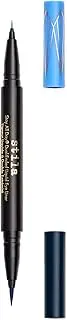 Stila All Day Dual-Ended Liquid Eye Liner, Easy To Use Eyeliner Pen, Smudge & Transfer Proof, Liner Stays On All Day and Night, Goes On Smoothly Without Skipping or Smudging - Periwinkle/Midnight