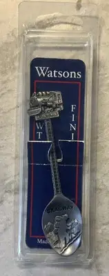 NIB, Collectible Spoon (Pewter) - Watsons Skagway, Alaska Locomotive Train