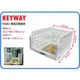 =海神坊=台灣製 KEYWAY P50063 開放式整理架 L3型 重疊架 收納籃 置物籃 收納箱 可重疊 6.5L