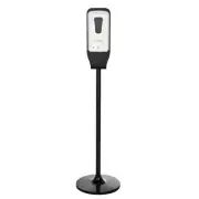 40 Oz. Automatic Foam Hand Sanitizer Soap Dispenser in White with Floor Stand