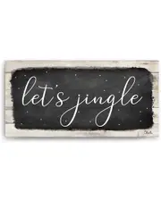 Ready2HangArt Lets Jingle Canvas Wall Art by Olivia Rose