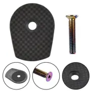 Aerodynamic Design Carbon Fiber Headset Stem Cap Fits Various Models Easily