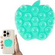 Phone Silicone Suction - Double-Sided Sticky Phone Stand Suction Cup - Portable Fashionable Adhesive Silicone Cellphone Stand for Desktop, Dashboard Use