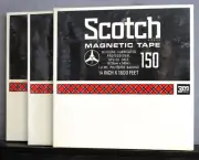 Scotch 150 Sound Recording Reel To Reel Tape 1800 Ft New Sealed 7" Lot of 3