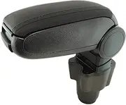 Armrest Car Centre Armrest Centre Console Organiser Console Armrest Box Compatible with Dacia Sandero 2018-2020 Compatible with Dacia Logan 2021 + Black Leather Storage Compartment Storage