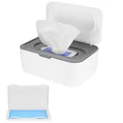 Wet Wipes Dispenser Box,Baby Wipes Dispenser, Napkin Storage Holder Container Box, Dustproof Tissue Paper Box with Lid