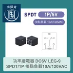 【堃喬】功率繼電器 DC6V LEG-9 SPDT/1P 接點負載10A/120VAC