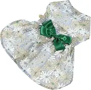 BESPORTBLE Pet Dress Small Dog Crate Dog Dress Dog Shampoo Sensitive Skin Pet Clippers Costume Treatment Cat Puppy Collars Cat Treatment Kit Dog Wedding Outfit Kennel Puppy Pen Green Cloth