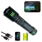 Flashlights Rechargeable High Lumens, Super Bright Flashlight, Adjustable Tac...