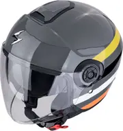 Scorpion EXO-City II Bee, open face helmet , color: Grey/Yellow/Orange/Black , size: XS
