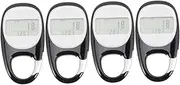 BESPORTBLE 4pcs Multifunctional Walking Counter Step Watch Pedometer for Walking for Fitness and Outdoor Sports