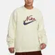 【NIKE】AS M NSW GIFTING FLC FT GCEL 男 長袖上衣 米黃-FV9513113