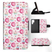 FLIP CASE FOR SAMSUNG GALAXY|DONUT CUPCAKE MACARON PATTERN