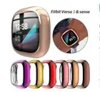 Screen Protector Case for Fitbit Versa 3/Sense TPU Watch Cover Protective Bumper