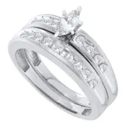 1/2CT-Diamond 1/5CMQ BLISS BRIDAL SETS CERTIFIED