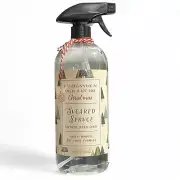 COMMONWEALTH SOAP CST Holiday SUGARED SPRUCE Fabric, Linen & Room Spray 33.8oz