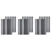 3x 2pc Davis & Waddell Ellis Cotton Tea Towel Dish Cloth 50x70cm BLK/WHT Stripe