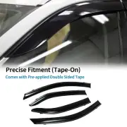 Window Deflectors for Toyota Camry 2007 Side Window Vent Visors Black 1 Set