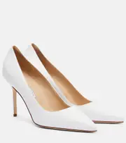 [Manolo Blahnik] Manolo Blahnik BB 90 leather pumps AU 6 white